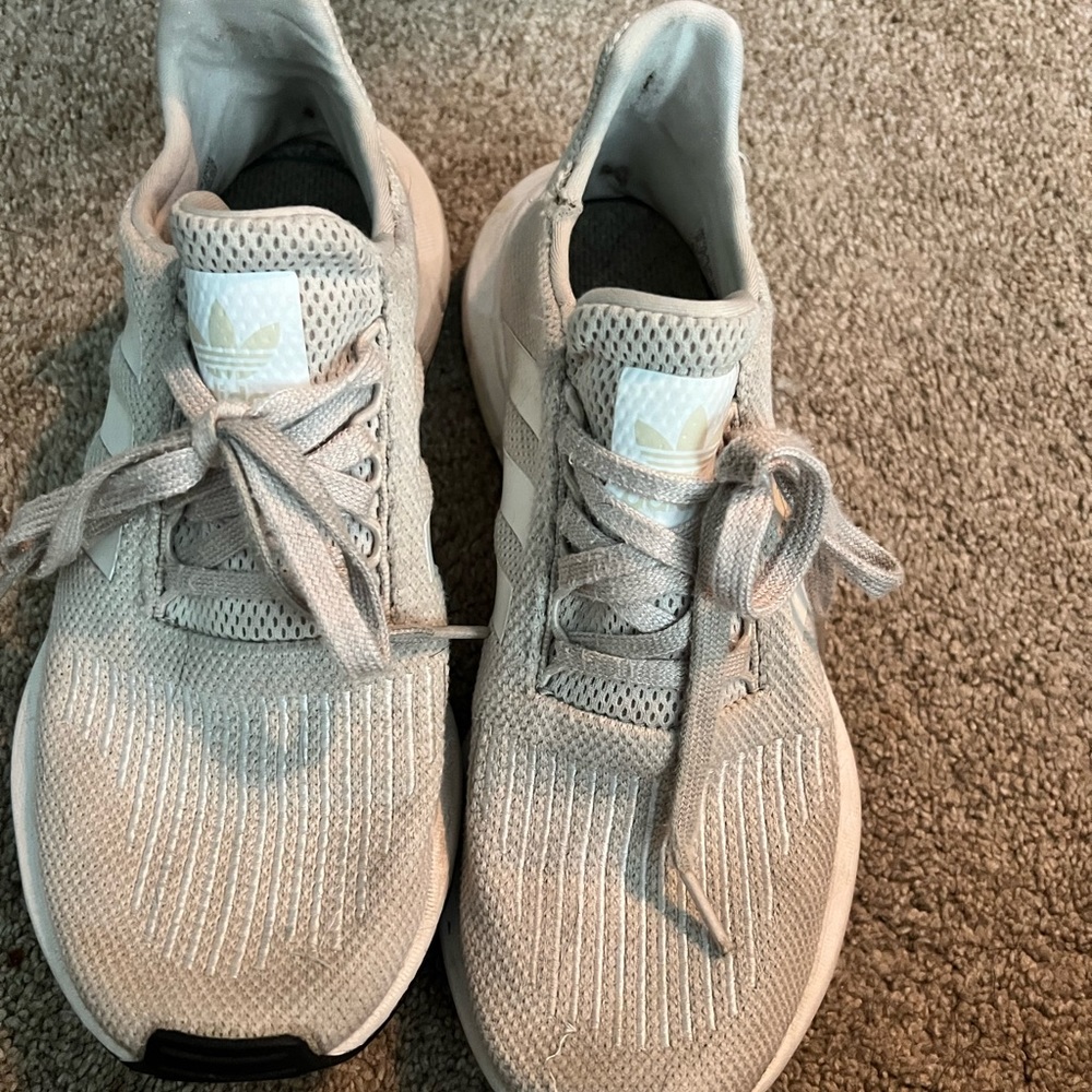 Adidas shoes tan
